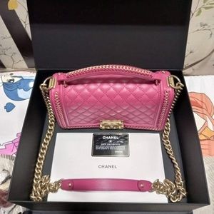 Rare Chanel Top Handle Boy Bag